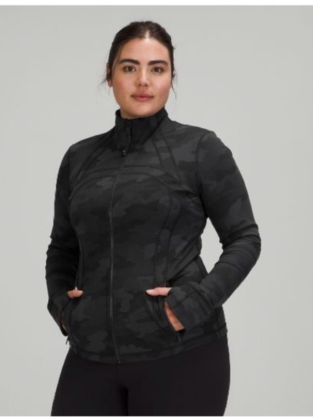 lululemon athletica Define Jacket *Luon Black Camo Full-Zip Jacket
